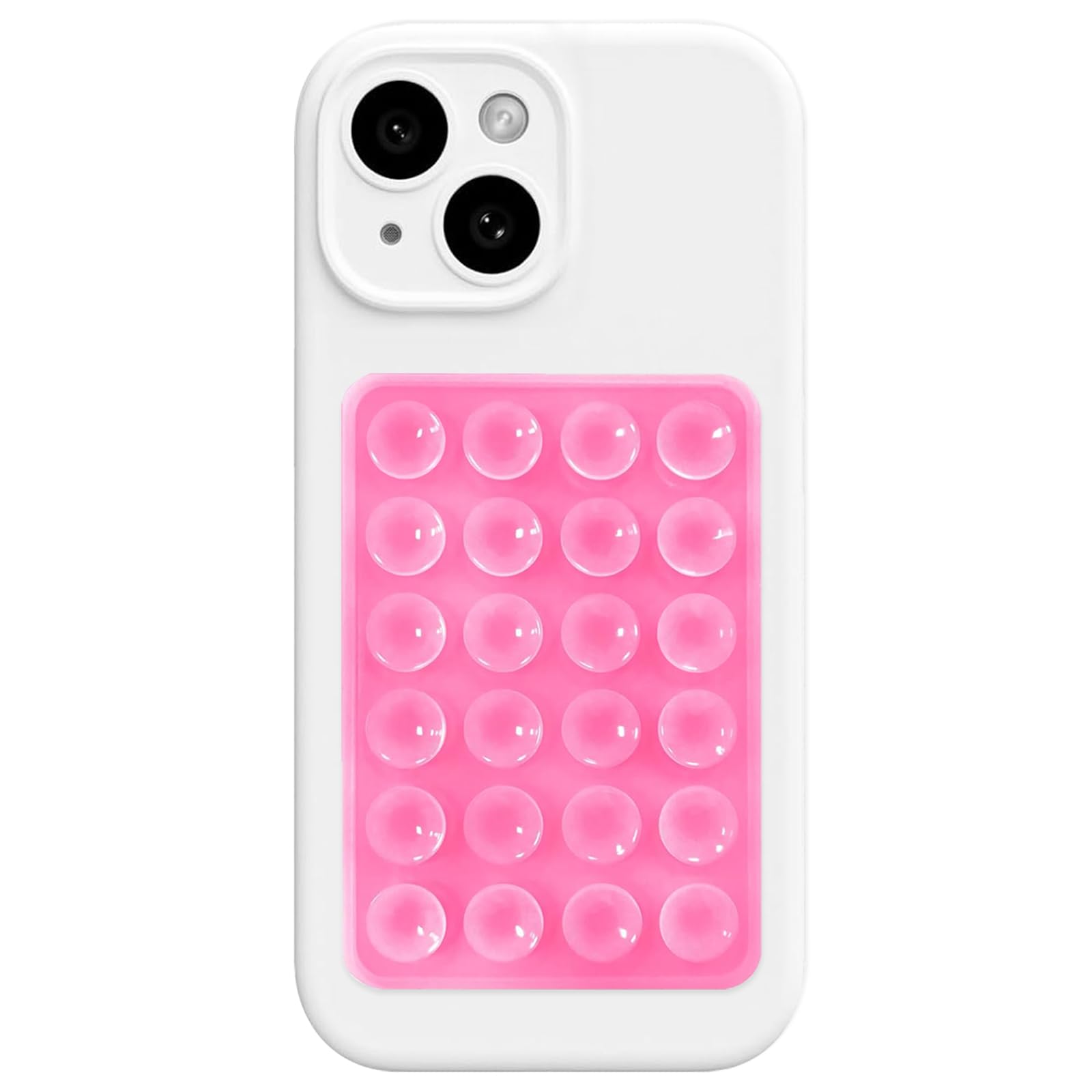 Azxyi Silicone Suction Phone Case Mount, Silicon Adhesive Suction Cup Phone Mount, Non Slip Sticky Phone Grip For Cellphone, Str