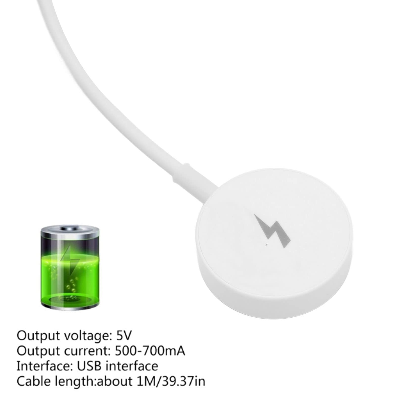 Smart Watch Charger For Fossil Gen 1 2 3, Charging Dock For Fossil Q Gen 1 2 3 Founder, Wander, Marshal, Explorer And Venture Se