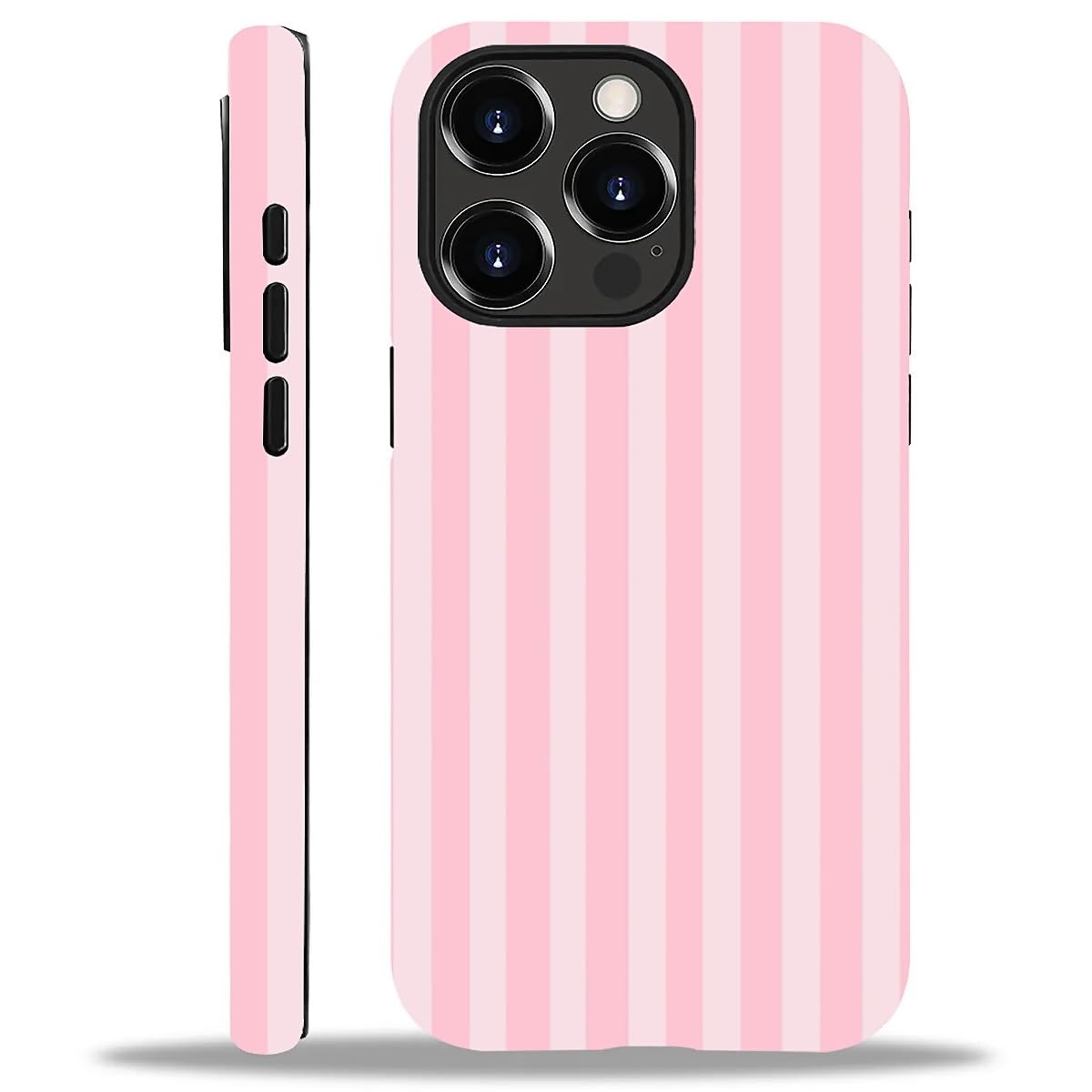 WANKBLC Compatible with iPhone 15 Pro Max Matte Case for Girl Boy Full Body Design Soft Silicone Drop Shock Scratch Protection C
