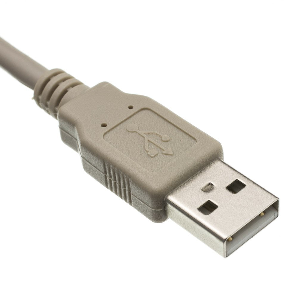 Cablewholesale 10 Feet Usb 2.0 Printer/Device Cable, Beige, Type A Male/Type B Male Plug, A Male To B Male High Speed Usb Cable,