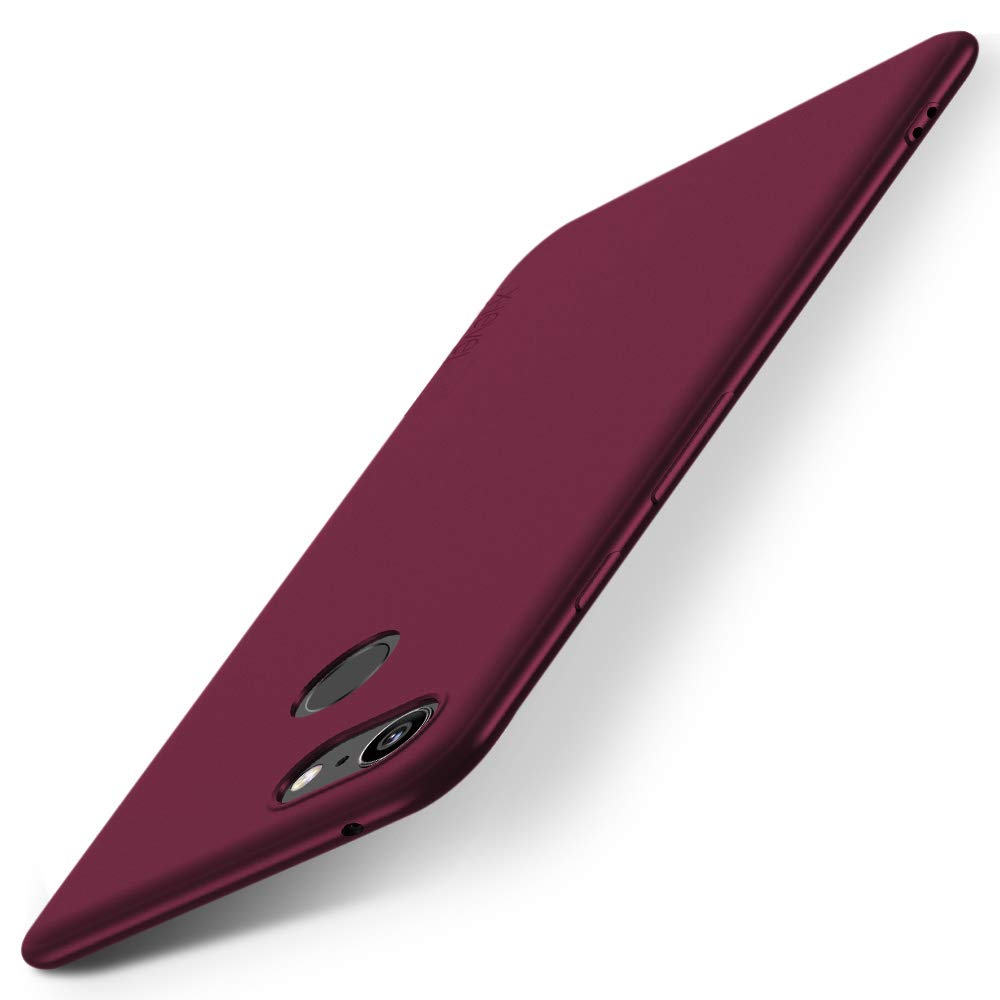 X-level, Google Pixel 3 XL Case-Guardian Series, Soft TPU Matte Finish, Ultra-Thin Light Protective Back Cover, WineRed