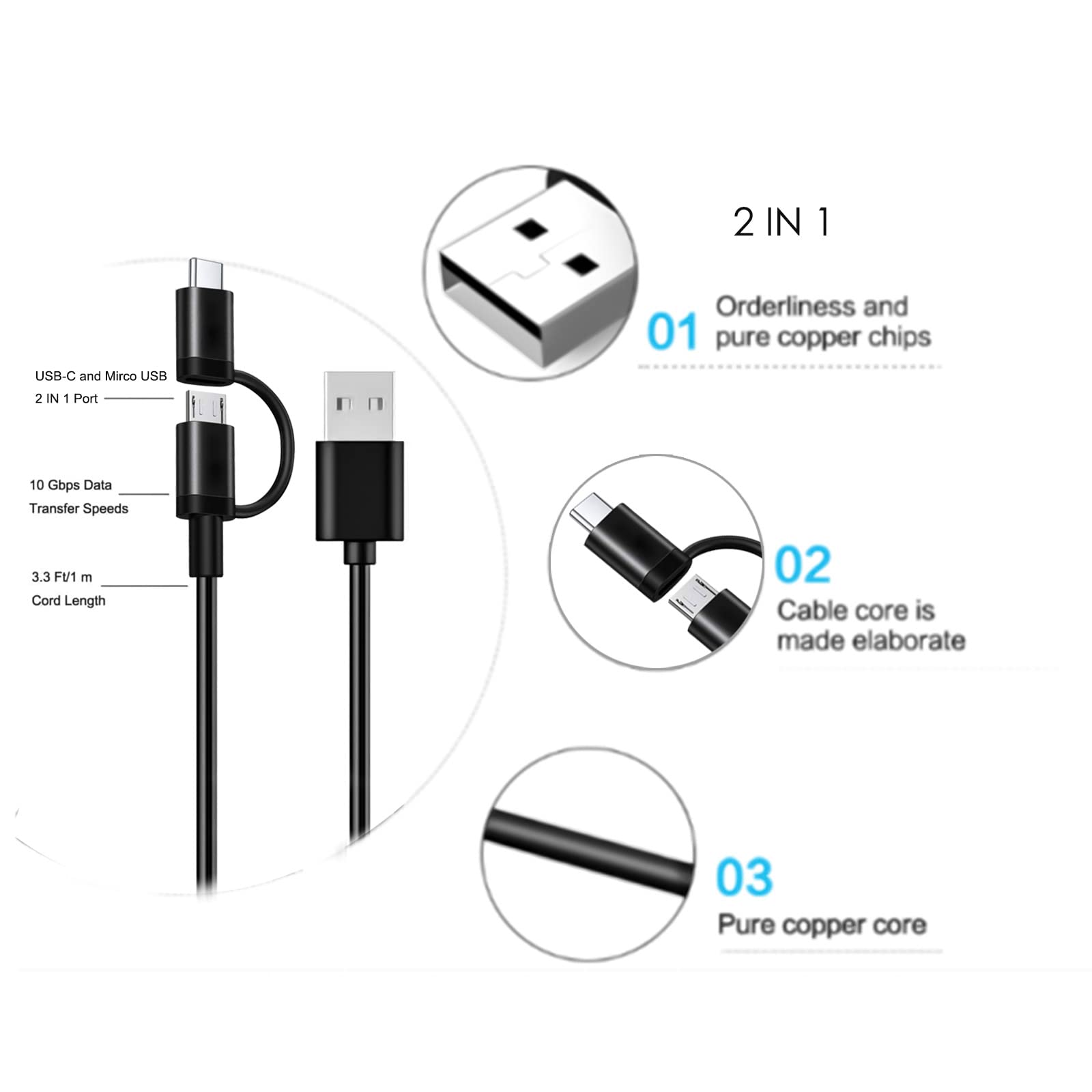 Micro Usb C Fast Wall Charger Charging Cable Cord Compatible With For Blueparrott S650 Xt S450 Xt S350 Xt B550 Xt B450 Xt B350 X