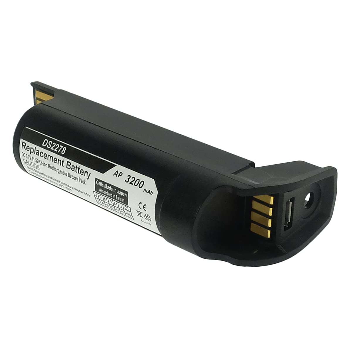 Artisan Power Replacement Battery for Zebra DS22 and DS2278 Series Barcode Scanners. Liion, 2600 mAh, Cells Made in Japan.