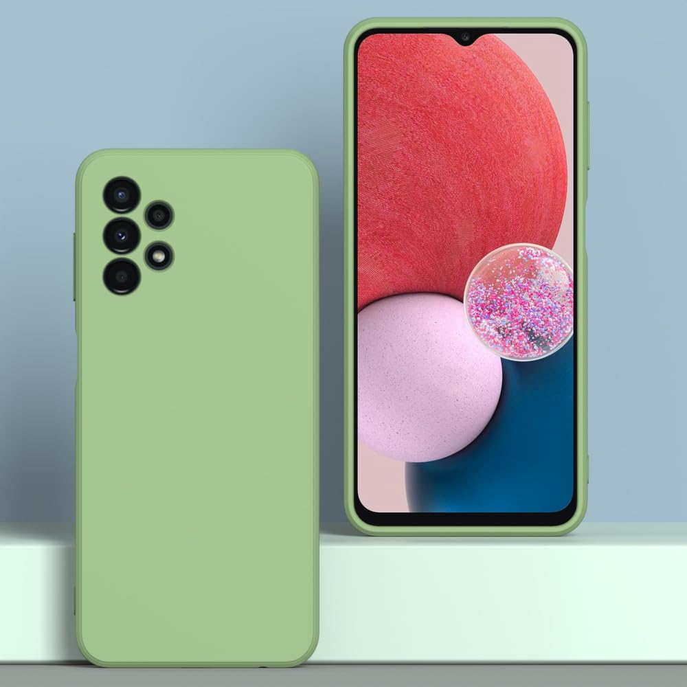 Wogroo For Samsung Galaxy A13 4G Case Green, Scratch Resistant With Soft Touch, Slim Thin Phone Cover For Samsung Galaxy A13 4G