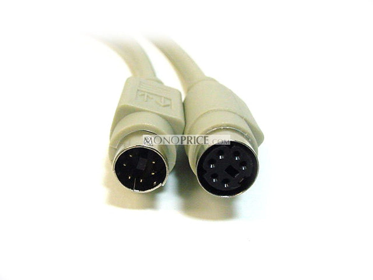 Monoprice 102541 25 Feet Ps/2 Mdin 6 Male To Female Cable (102541)