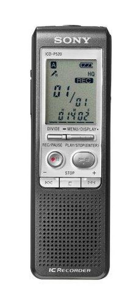 Sony ICD P520 Digital Voice Recorder with 256 MB Built in Flash Memory and USB