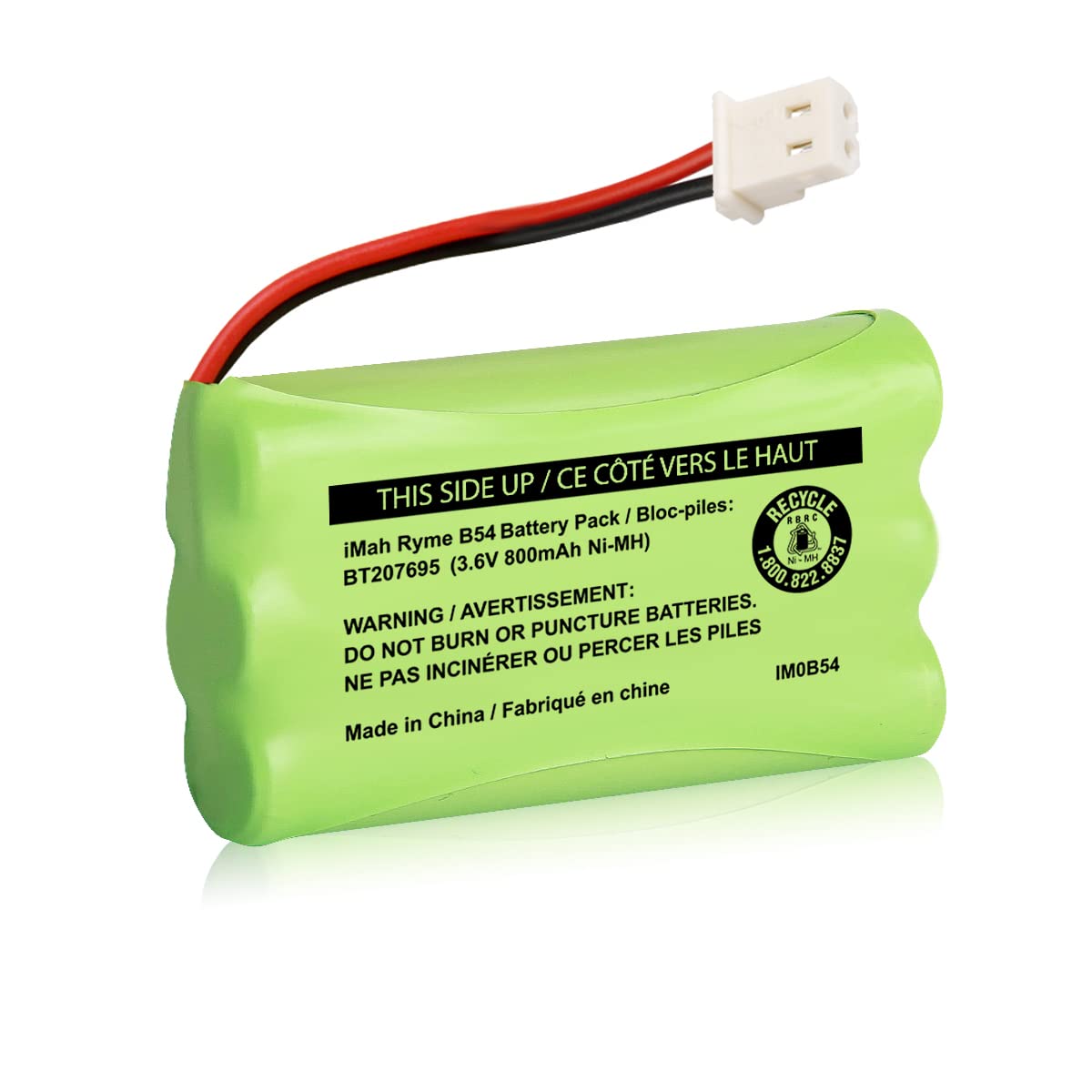 Imah Bt207695 3.6V 800Mah Ni Mh Cordless Battery Pack