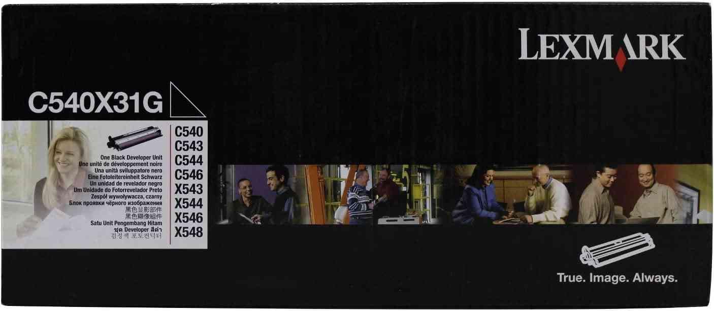 Lexmark C540X31G Developer Unit Black   In Retail Packaging