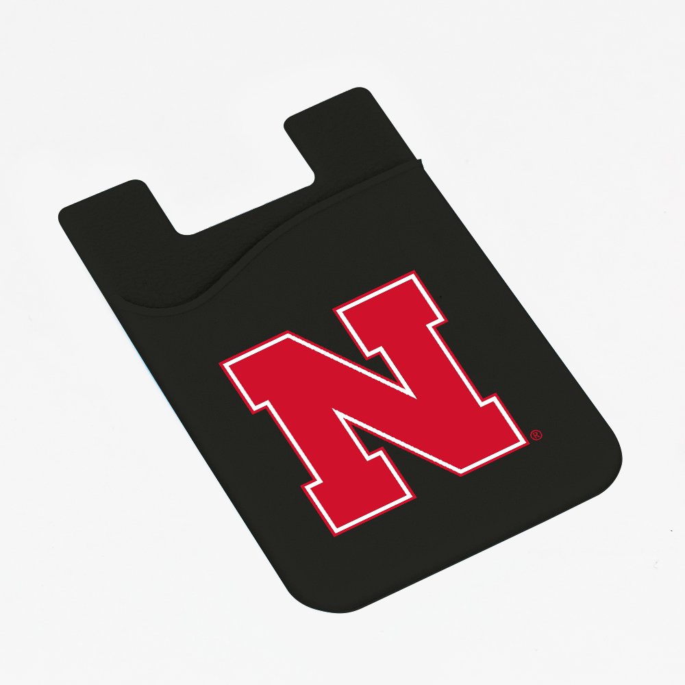 Guard Dog Silicone Credit Card Holder/Phone Wallet - Nebraska Cornhuskers