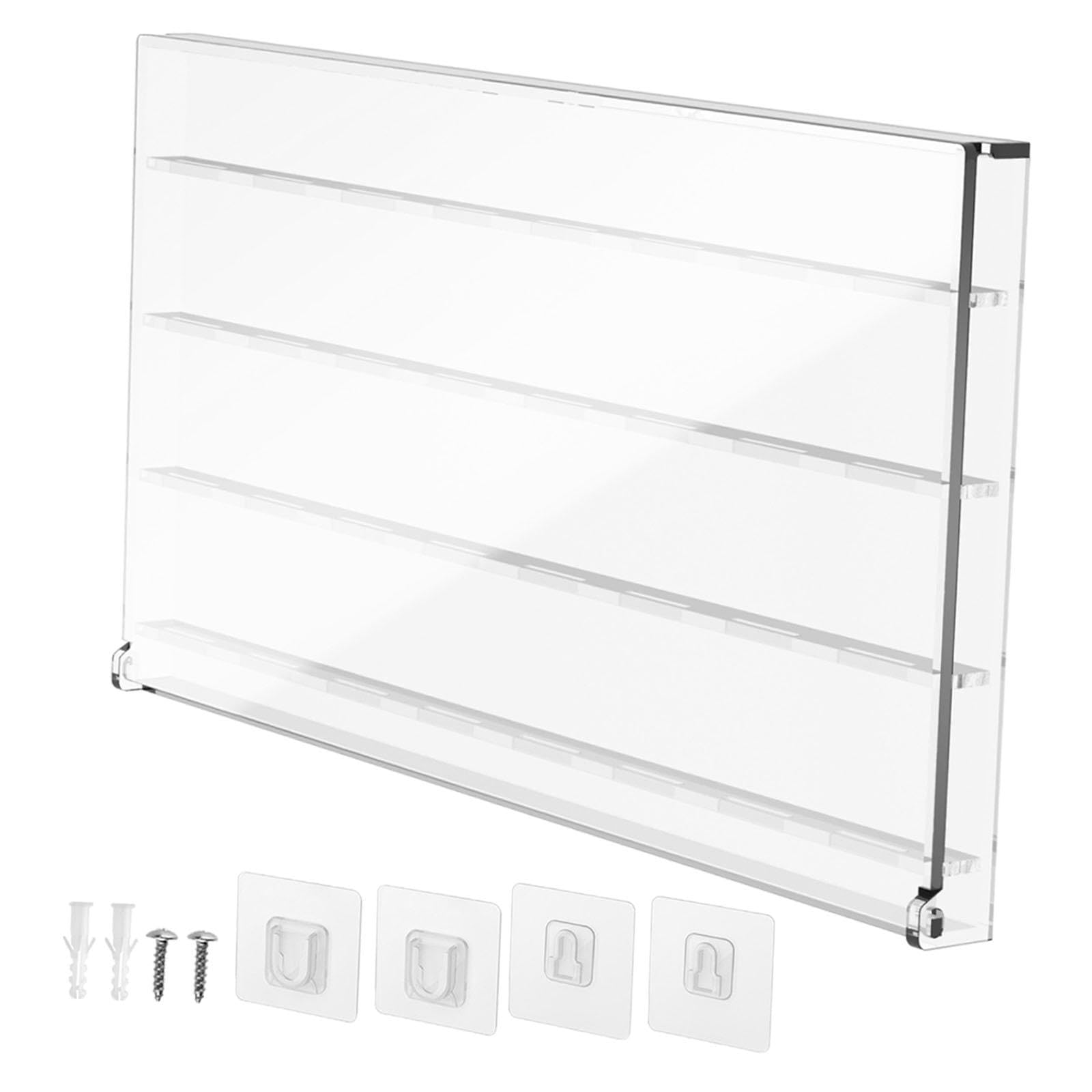 Zoomella Acrylic Display Case Storage Box Guitar Pick Wall Holder For Home Men Lovers Clear