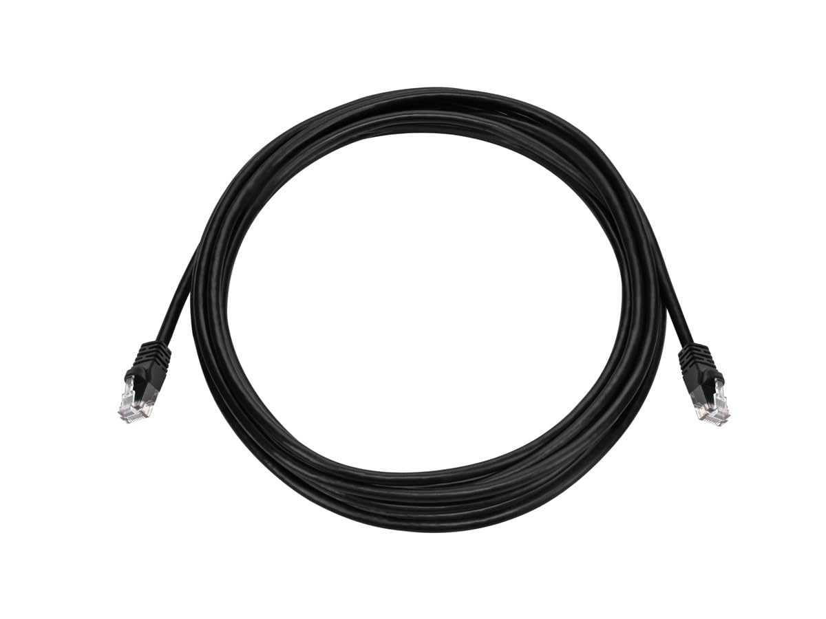 Monoprice Cat6 Ethernet Patch Cable   Snagless Rj45, Fullboot, 24Awg Stranded Pure Bare Copper Wire, 550Mhz, Utp, 14 Feet, Black