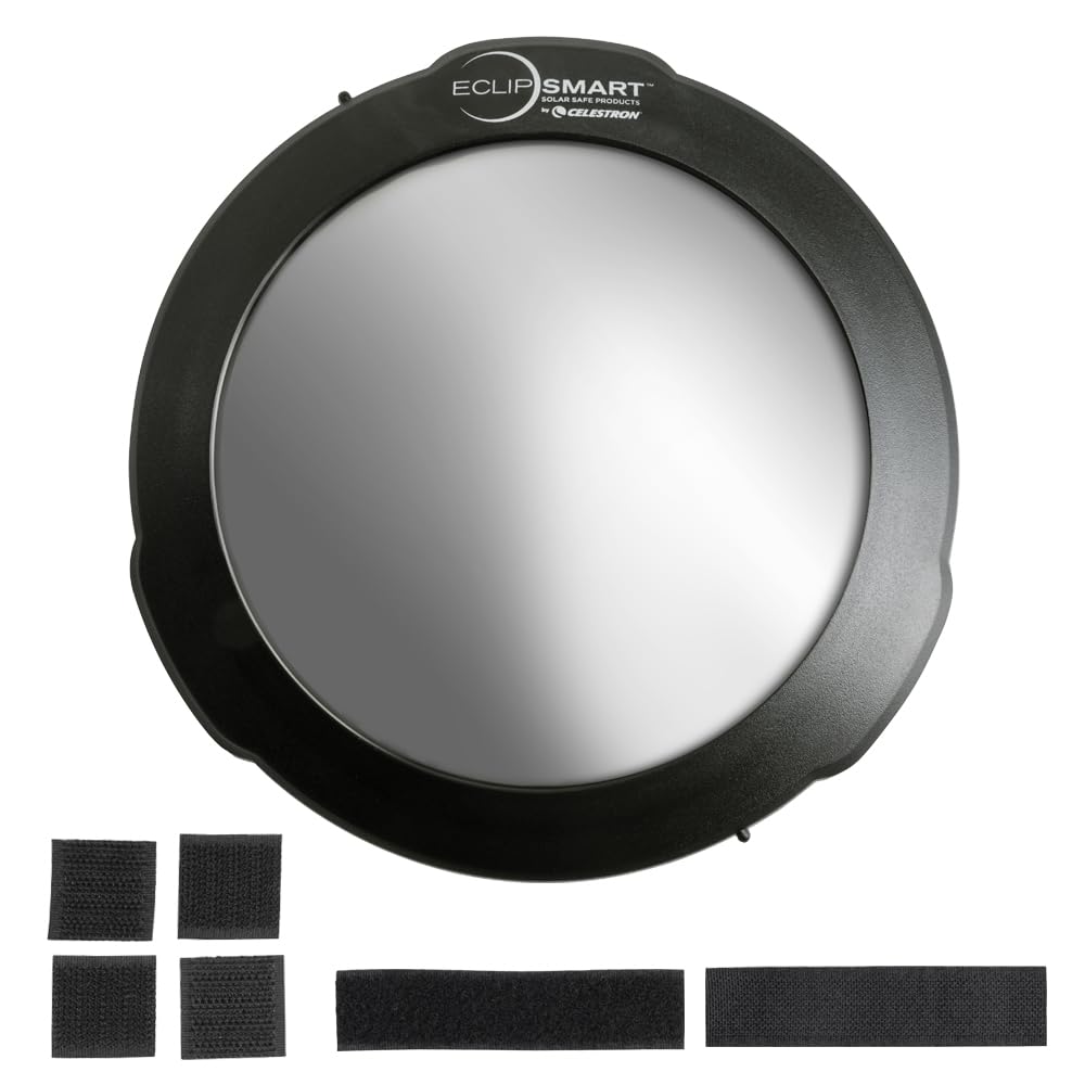 Celestron - EclipSmart Safe Solar Eclipse Telescope Filter - Meets ISO 12312-2:2015(E) Standards - Works with 8    Schmidt-Casse