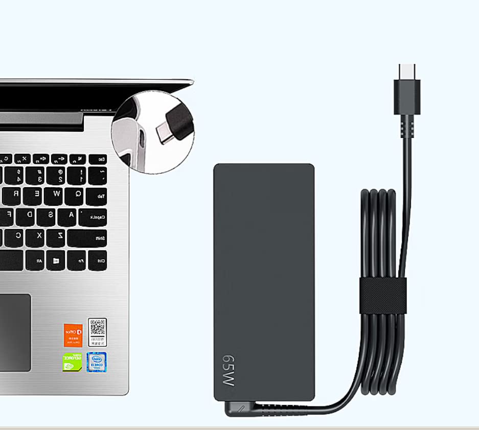 Laptop Charger For Lenovo, Thinkpad, Yoga, Usb C, 65W 45W, Lenovo Thinkpad X1 Carbon Type C Series: X1 Carbon 5Th 6Th 7Th 8Th Ge