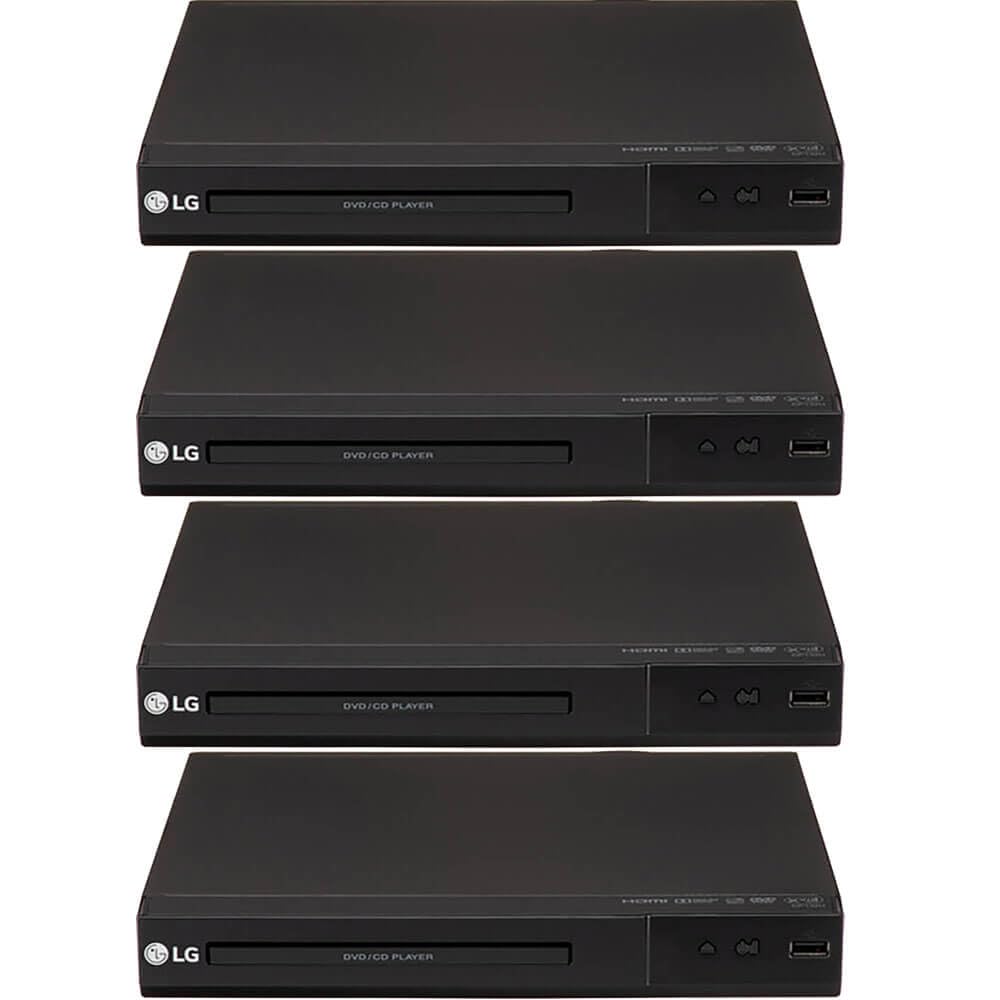 Lg Dp132H4Pk Multi Format 1080P Upscaling Dvd Player   4 Pack