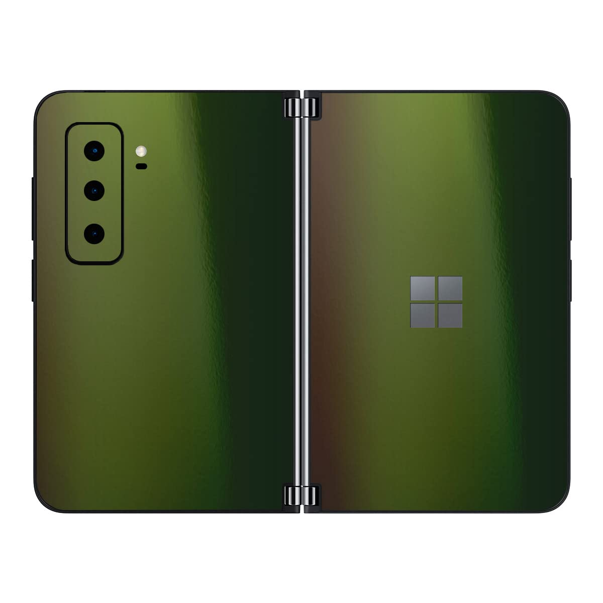 SopiGuard Sticker Skin for 2021 Microsoft Surface Duo 2 2nd Gen Edge-to-Edge Front and Rear Panels Vinyl Decal (Flip Urban Jungl