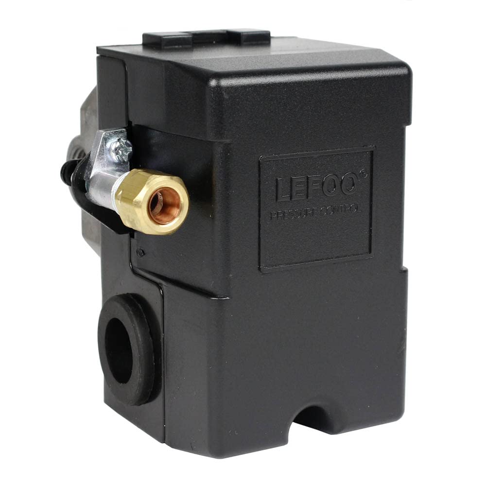 Lefoo Quality Air Compressor Pressure Switch Control 95 125 Psi 4 Port W/Unloader Lf10 4H 1 Npt1/4 95 125