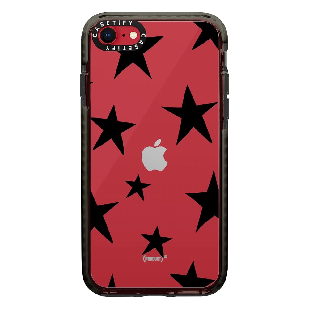 Casetify Impact Case For Iphone Se (2020/2022) And Iphone 7/8   Stars Black   Clear Black