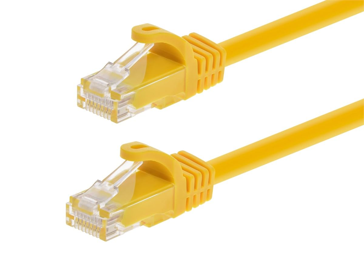 Monoprice Flexboot Cat6 Ethernet Patch Cable   Network Internet Cord   Rj45, Stranded, 550Mhz, Utp, Pure Bare Copper Wire, 24Awg