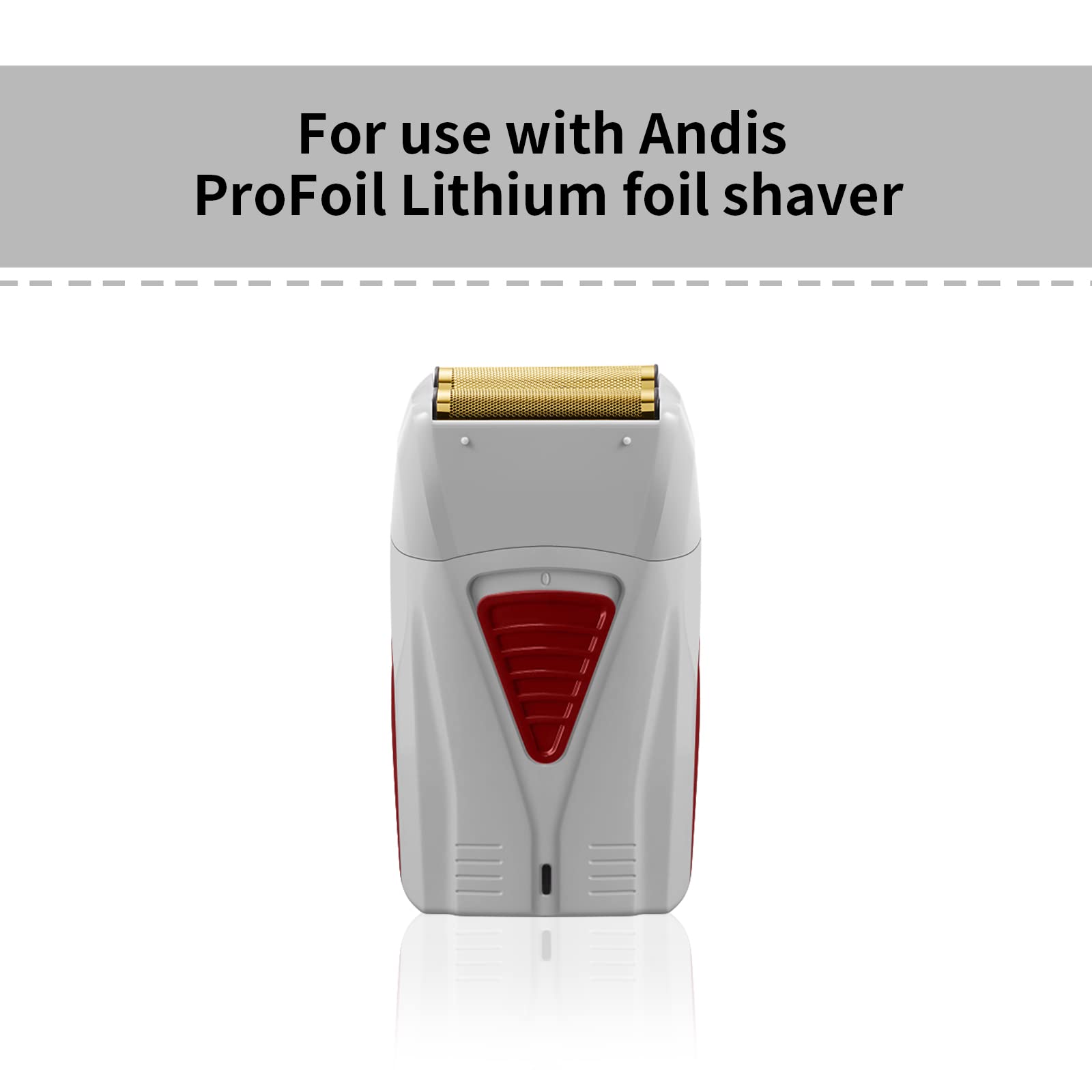 Pro Shaver Replacement Foil And Cutters Compatible With Andis Profoil Lithium Foil Shaver, Golden