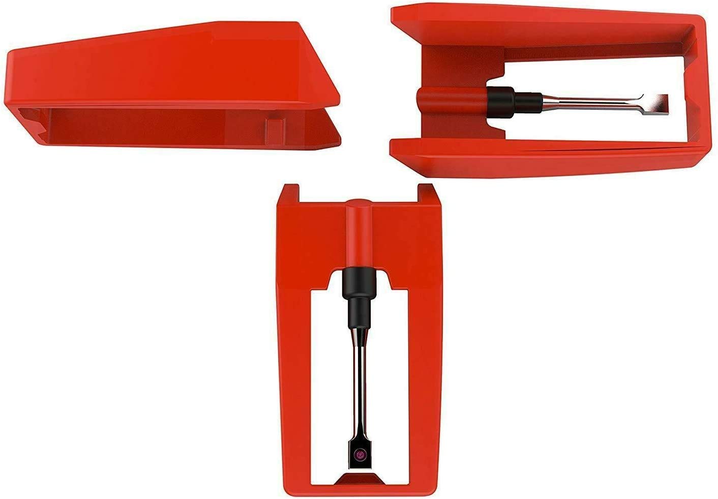 4 Pack Record Player Needle, Diamond Replacement Stylus Needle For Vinyl Record Player Ion Jensen Crosley Victrola Sylvania Turn