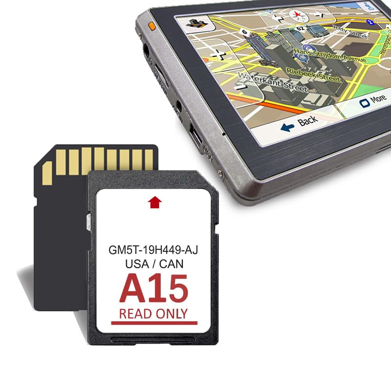 2024 A15 Navigation Car Gps Sd Card Gm5T 19H449 Aj Compatible With Lincoln&Ford Support Usa/Canada New Maps