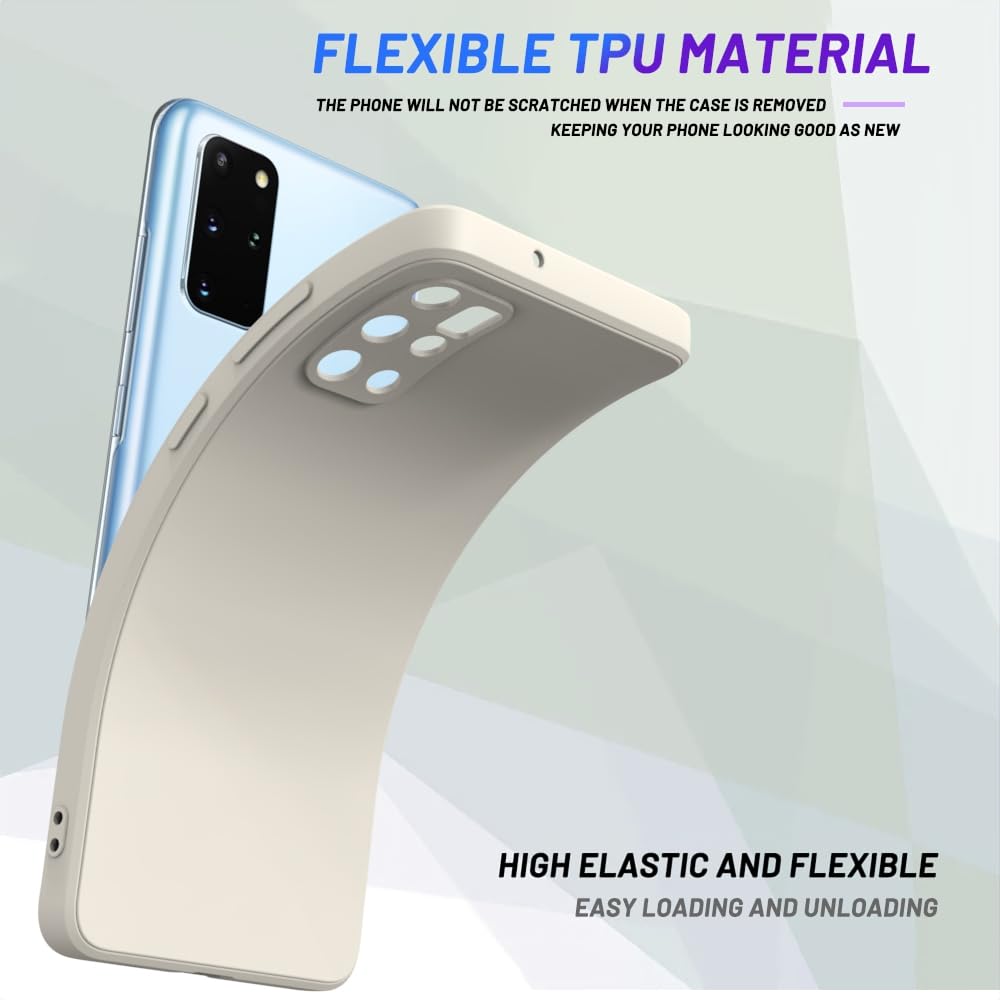 Wogroo For Samsung Galaxy S20 Plus Case White, Scratch Resistant With Soft Touch, Slim Thin Phone Cover For Samsung Galaxy S20 P