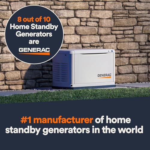 Generac 7223 14Kw Air Cooled Guardian Series Home Standby Generator   Comprehensive Protection   Smart Controls   Versatile Powe