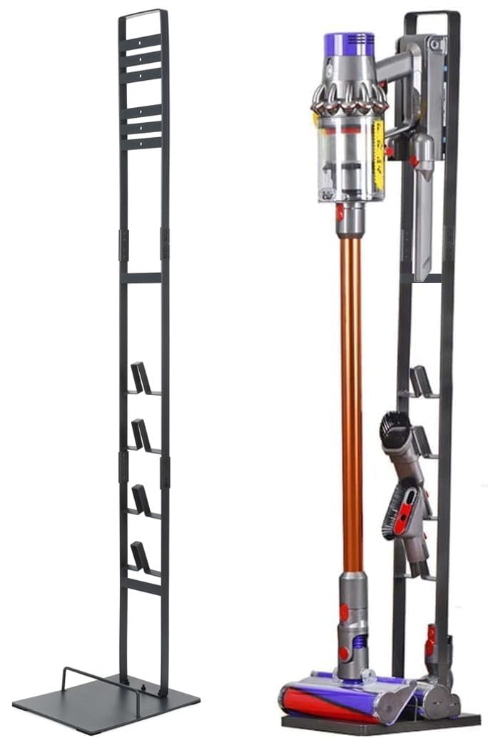 Brightshow Vacuum Stand For Dyson V15 V11 V10 V8 V7 V6,Stable Metal Storage Bracket Holder For Handheld Dc30 Dc31 Dc34 Dc35 Dc58