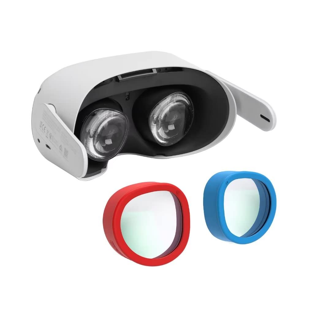 Merryhome(1 Pack) Vr Lens Protector, Blue Light Glasses, For Quest 3S/ Quest 2 Accessory, Not For Quest 3, Lens Replacement, Ant