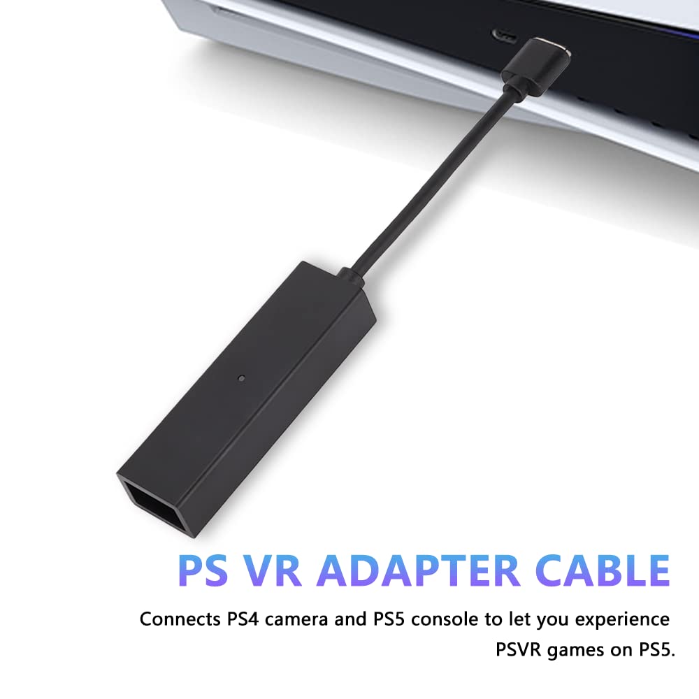 Watris Veiyi Ps4 Camera Adapter For Ps5, Converter Connecting Cable Comaptible With Psvr /Ps5 Console, Psvr Camera Adapter Cable