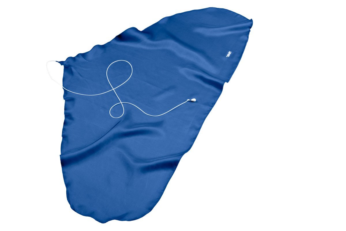 Hodge Silk Bass Clarinet Swab   Blue