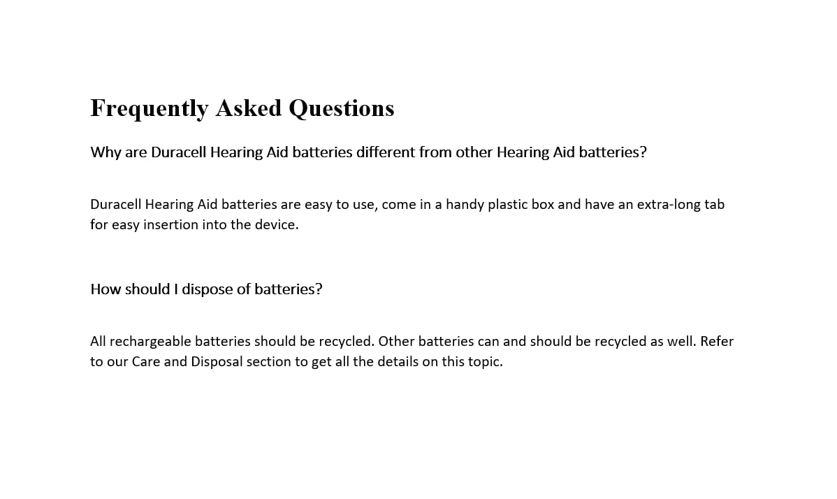 Duracell Hearing Aid Batteries Size 312, 60 Count (Pack Of 1) Batteries