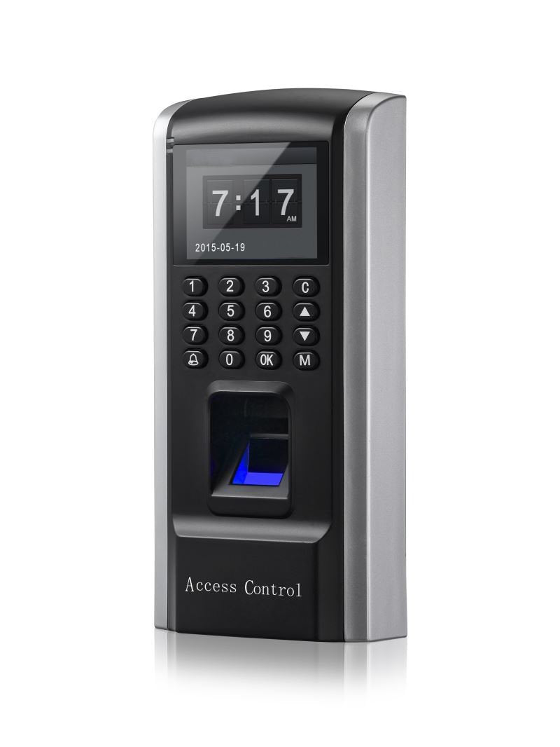 Mengqi Control Full Kits Biometric Fingerprint Rfid Password Access Control Systems + 600Lbs Force Electric Em Magnetic Lock +110V Power Supply+10 Cards And Key Fobs