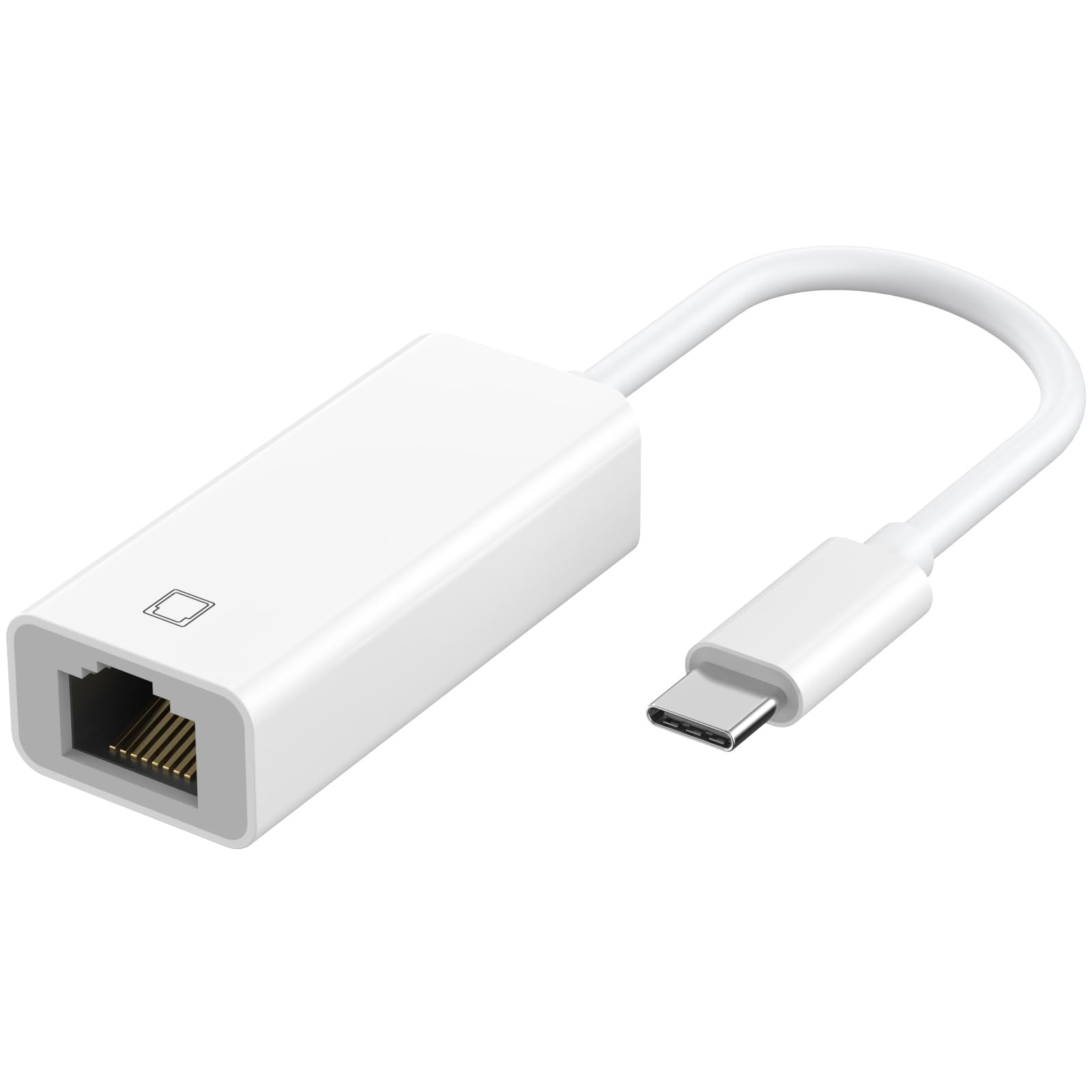 Usb C To Ethernet Adapter,[Mfi Certified] Rj45 Ethernet Lan Network Adapter With Usb Type C Port Devices Compatible With Iphone