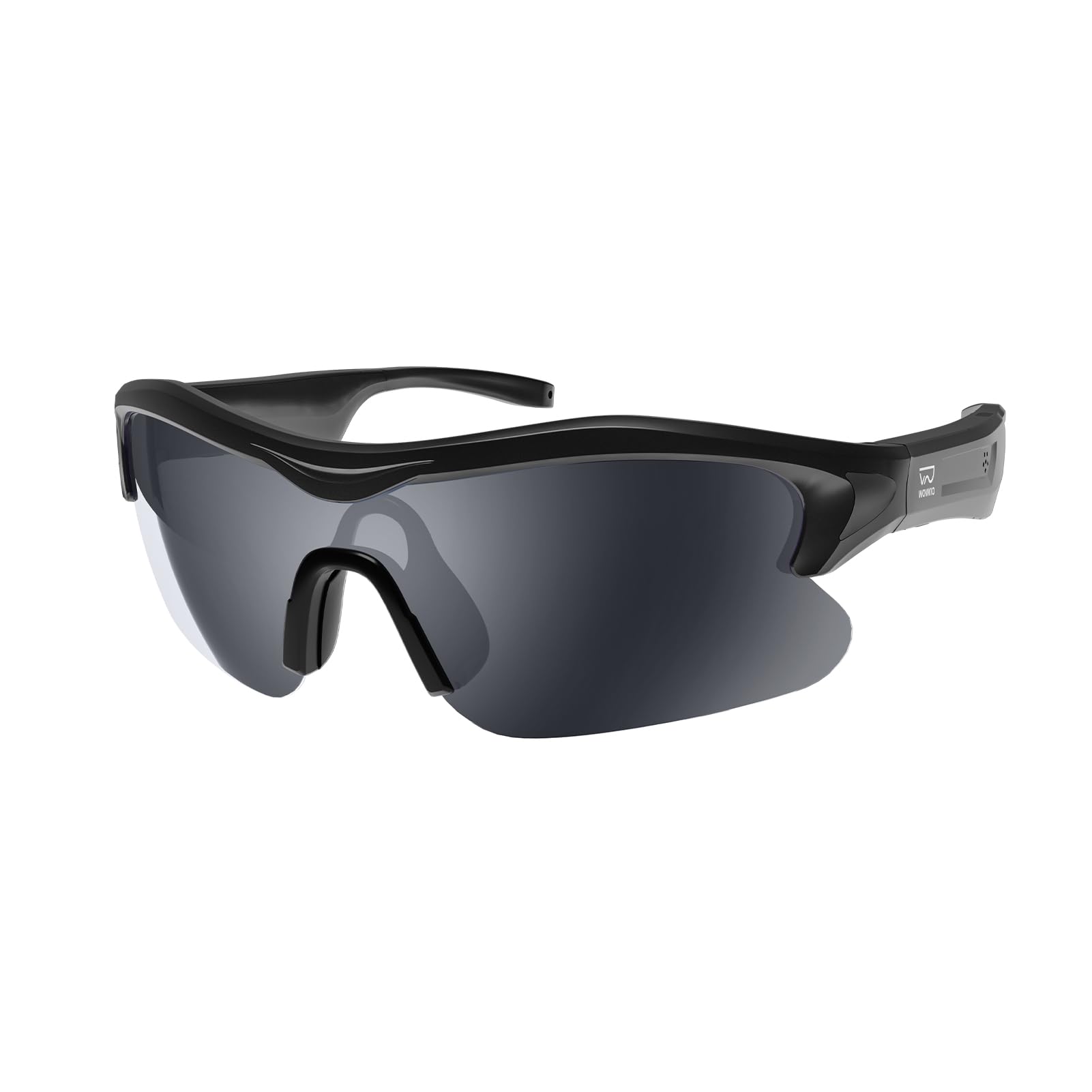 Wowrio Smart Sport Glasses For Men, Hi Fi Sunglasses Men With Bluetooth 5.2 Headphones, Open Ear Headphones Perfect For Mountain