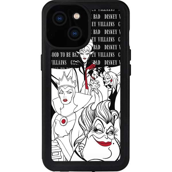 Skinit Waterproof Phone Case For Iphone 13 Mini   Officially Licensed Disney Disney Villains Design