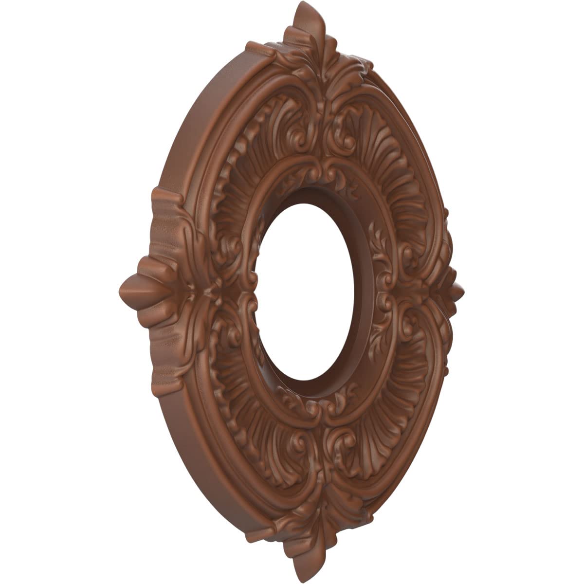 Ekena Millwork Cmp10Atdru Attica Thermoformed Pvc Ceiling Medallion (Fits Canopies Up To 4 1/8), 10Od X 3 1/2Id X 3/4P, Universa