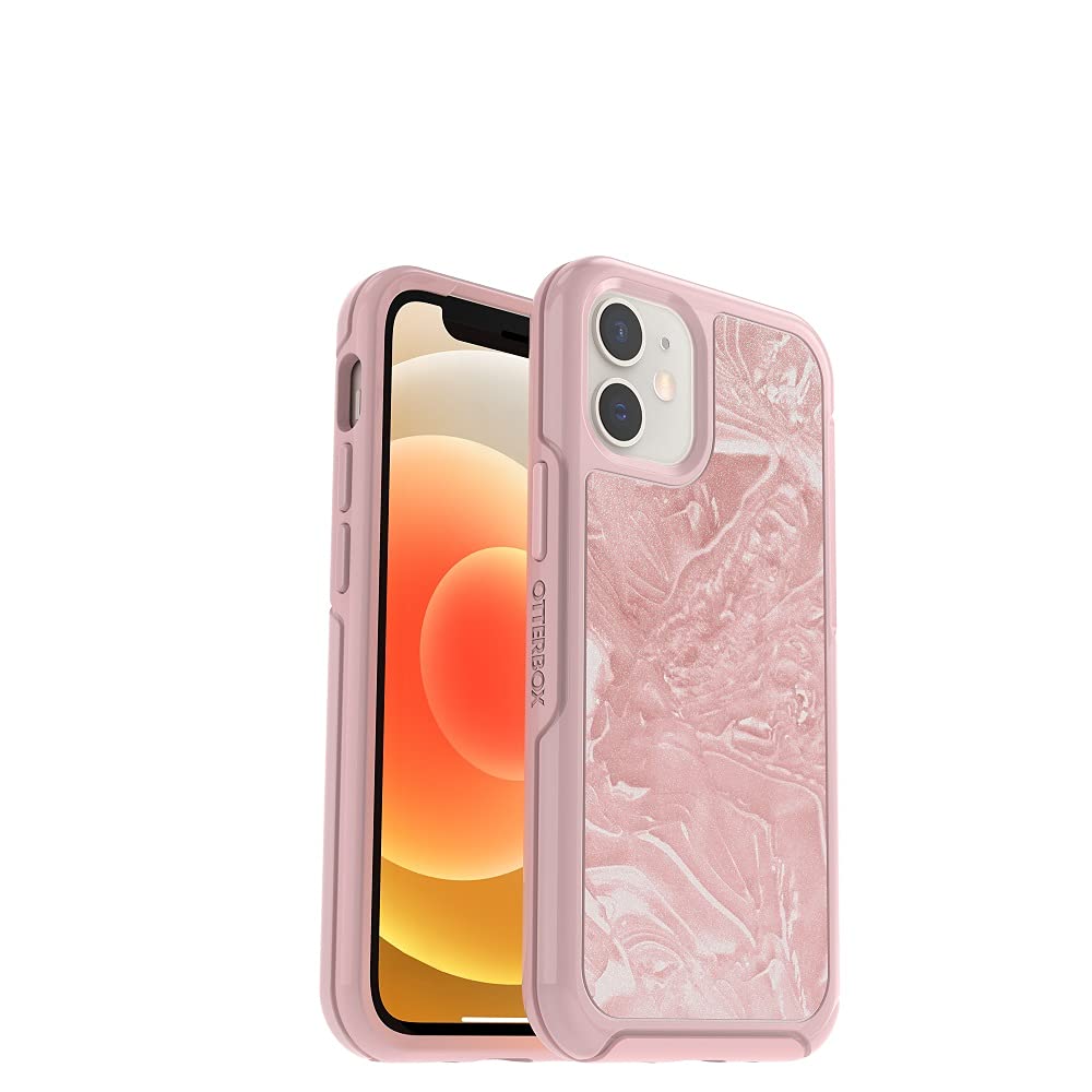 Otterbox Symmetry Series Clear Series Case For Iphone 12 Mini   Shell Shocked (Pink Interference/Iridescent Pink/Shell Shocked G