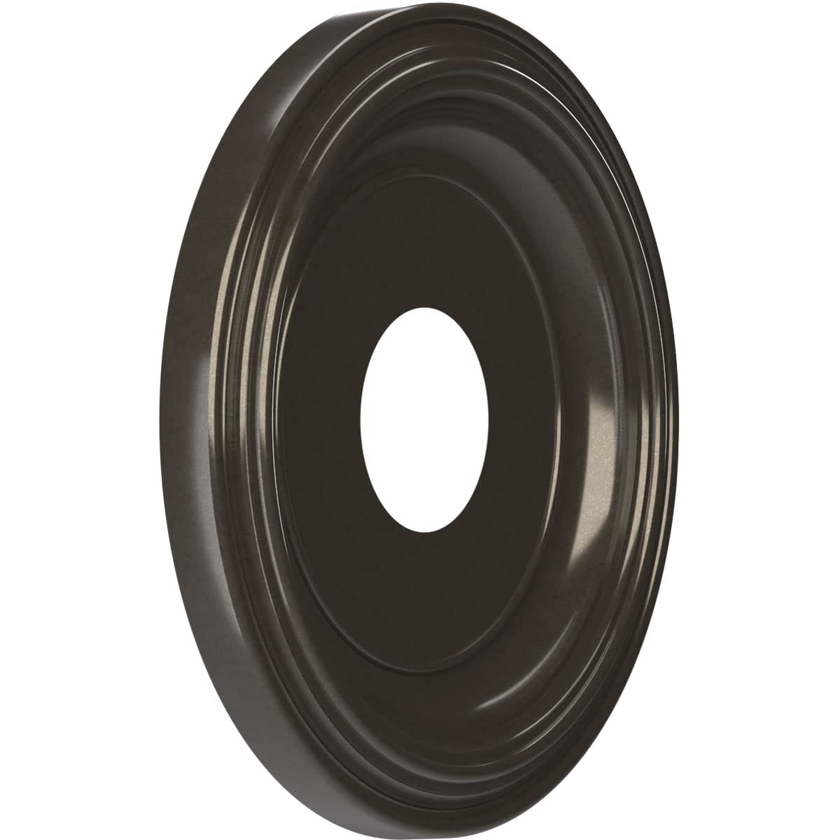 Ekena Millwork Cmp13Trcch Traditional Thermoformed Pvc Ceiling Medallion (Fits Canopies Up To 7 1/2''), 13''Od X 3 1/2''Id X 1 1