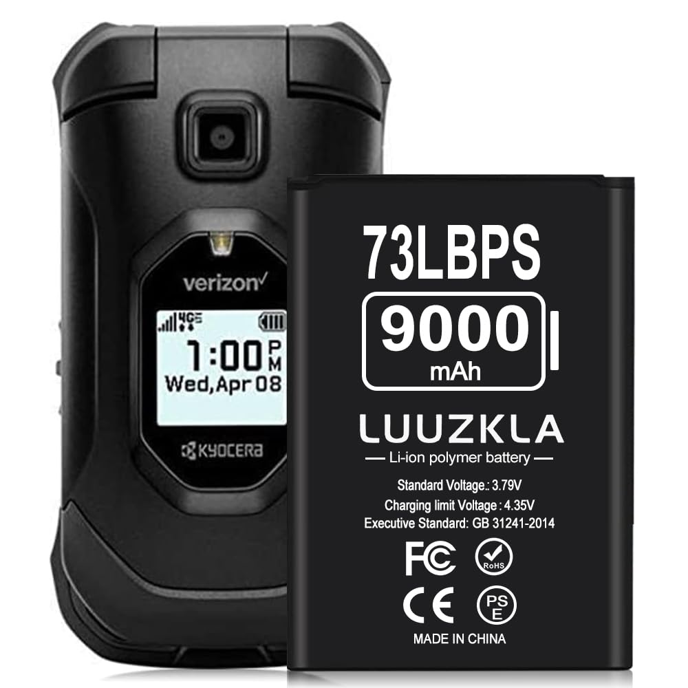 Luuzkla 9000Mah Battery Compatible With Scp 73Lbps, (2024 New Upgrade) Super Capacity Replacement Battery Compatible With Kyocer