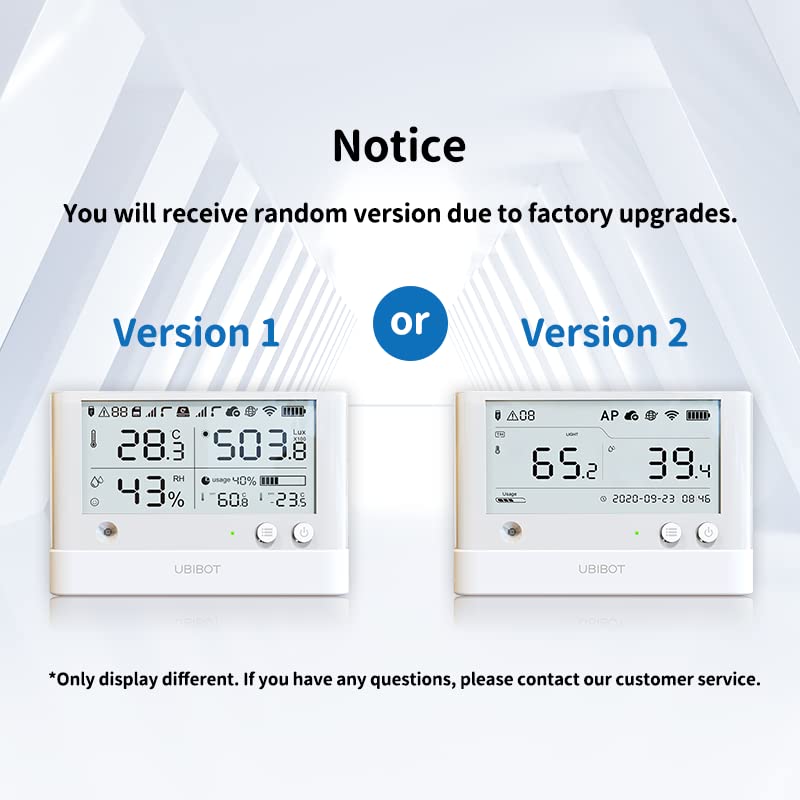 Ubibot Ws1 Pro Wifi Temperature Humidity Illumination Monitor   Accurate Sensing, Multiple Alerts, External Probe Expansion, Dev