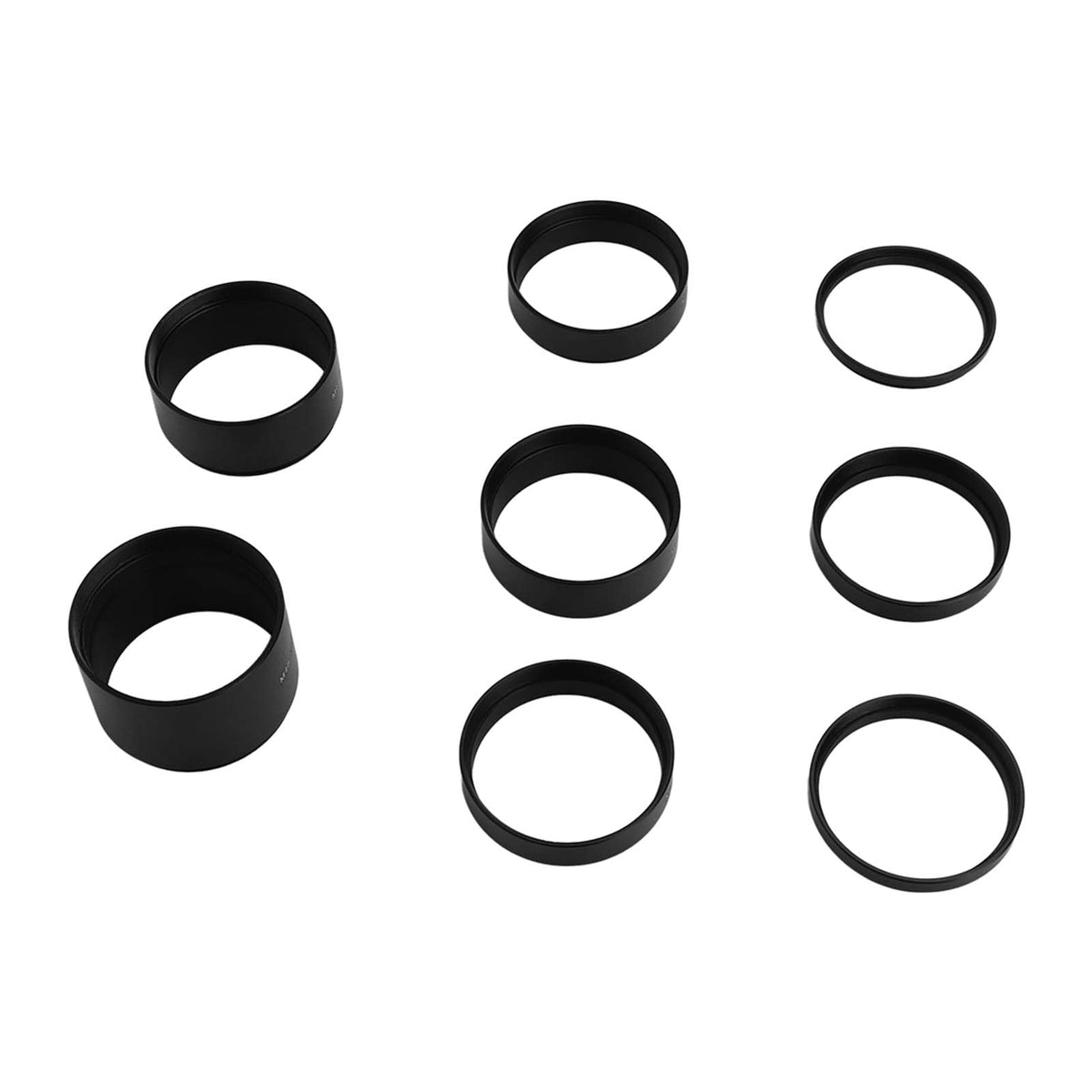 Telescope Extension Tube Set,8 Pcs M48X0.75 Length Extension Tube Kit 3 5 7 10 12 15 20 30Mm Extending For Astronomical Telescop