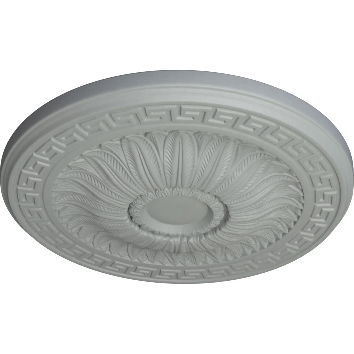Ekena Millwork Cm20Ha Randee Ceiling Medallion, 20''Od X 1 3/8''P (Fits Canopies Up To 3 7/8''), Factory Primed