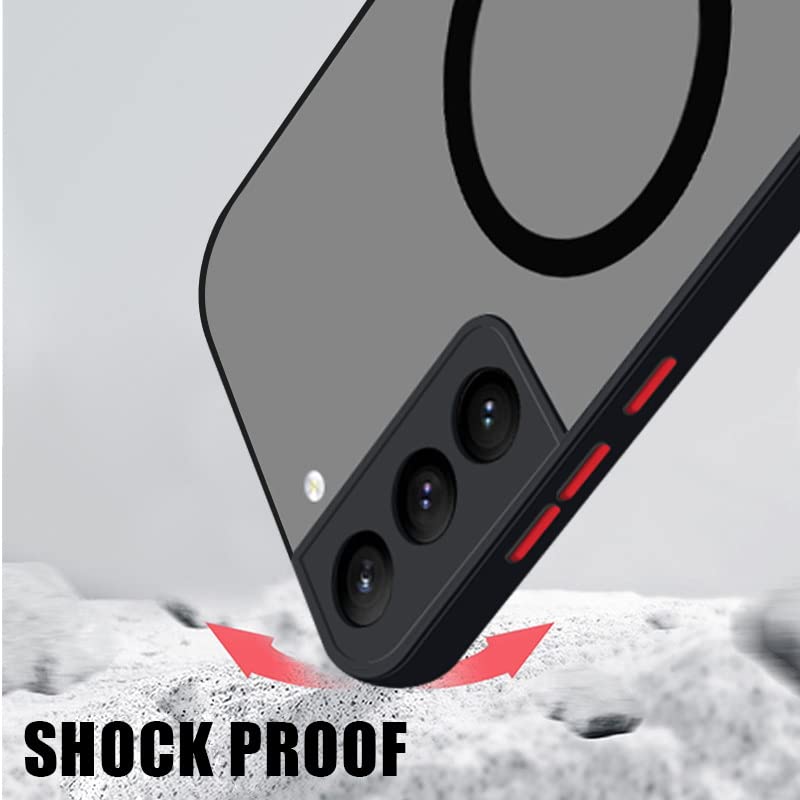 Doowear Galaxy S20 Case Magnetic [Support Magsafe Charger] Wireless Anti-Scratch Shockproof Matte Clear Full Camera Protection S