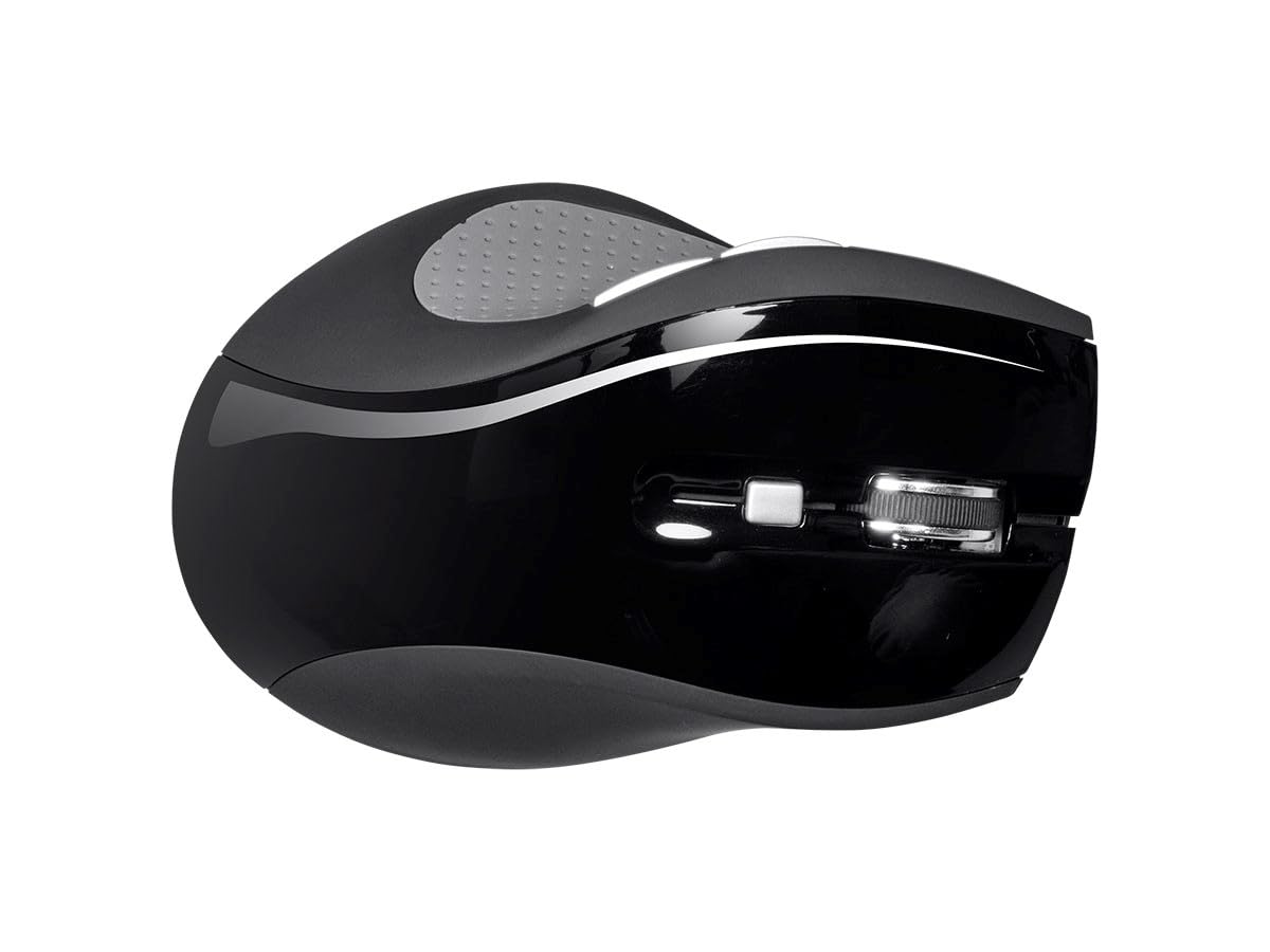 Monoprice Select Wireless Ergonomic Mouse   Two Additional Buttons, 2.4 Ghz Wireless Signal, Ideal For Work, Home, Office, Compu