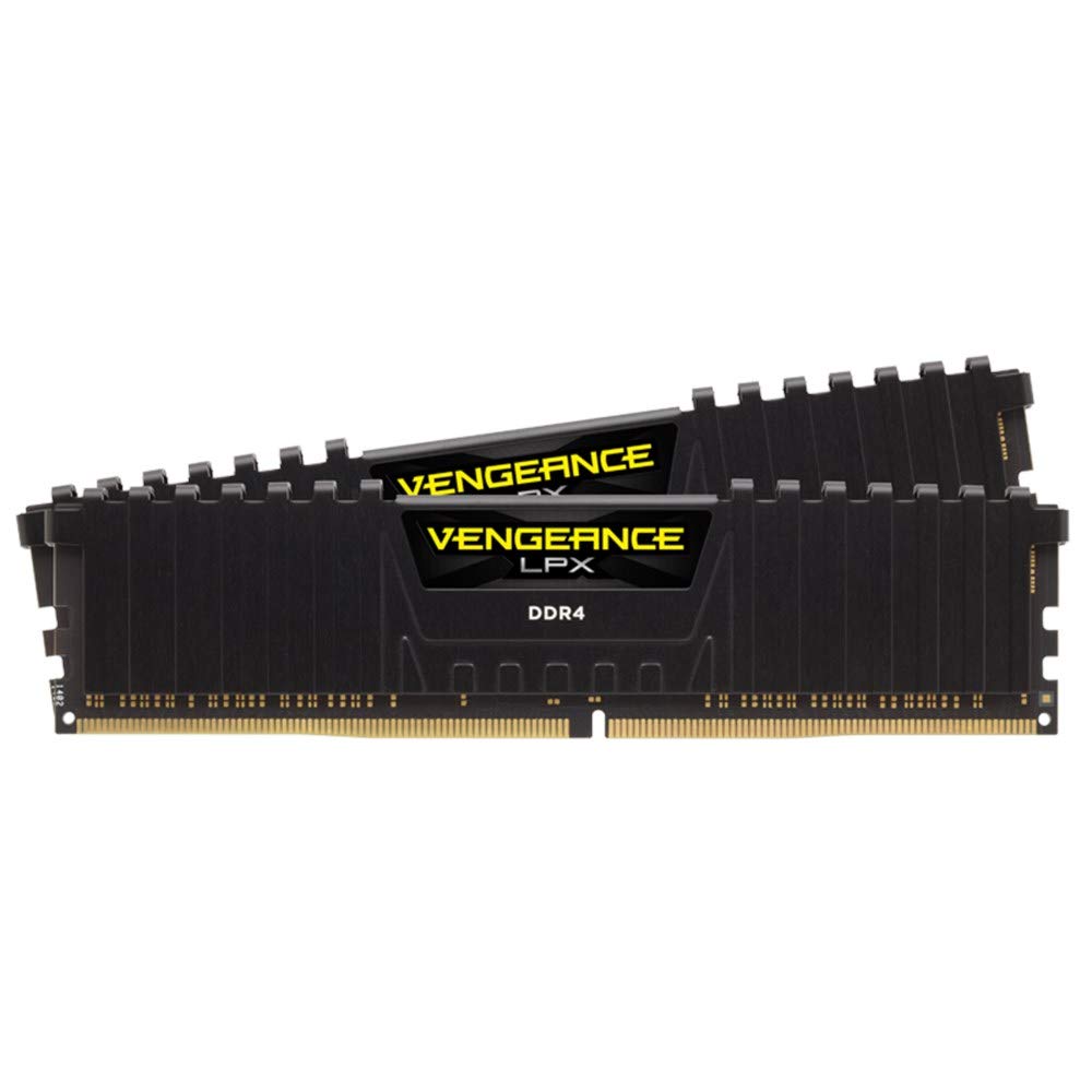 Corsair VENGEANCE LPX 16GB (2 x 8GB) DDR4 3200 (PC4-25600) C16 1.35V for AMD Ryzen Black