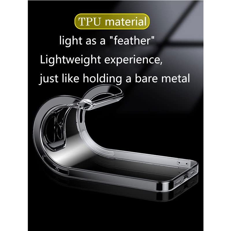 Aqggiixy Phone Case For Honor X7B (6.8''), With 2 X Tempered Glass Screen Protector, Ultra Thin Clear Soft Tpu Bumper Anti Scrat