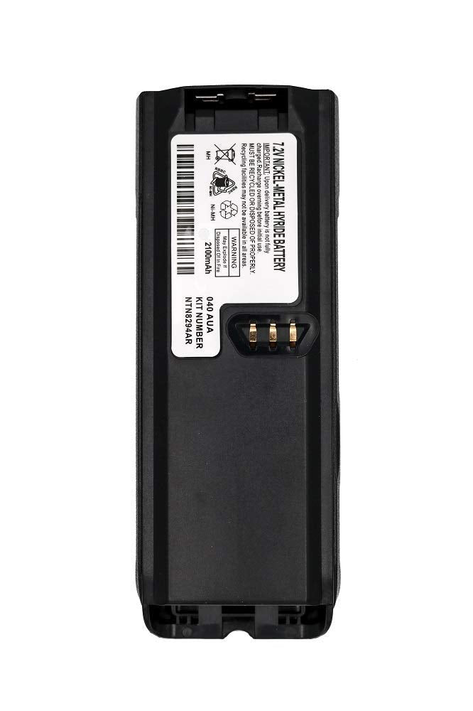 Teseko Ntn8923/Ar Ntn8294/A/Ar/B/Br Two Way Radio Battery 2100Mah Ni Mh 7.2V Battery Compatible For Motorola Xts3000 Xts3500 Xts