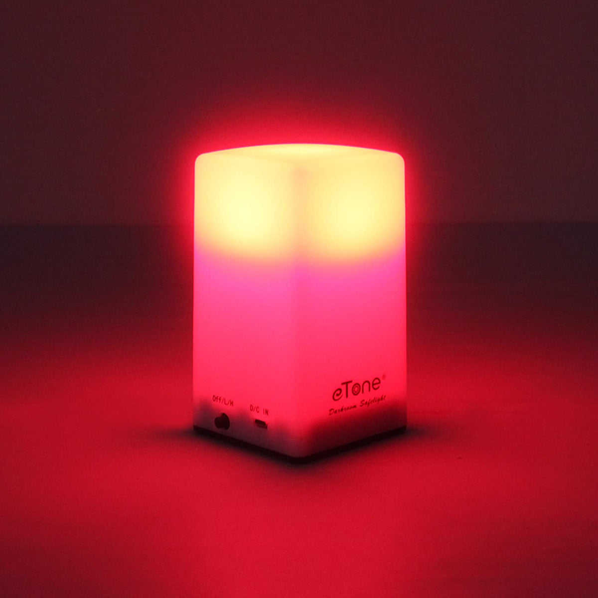 Etone Darkroom Portable Safe Light Lamp 635Nm Wavelength With Usb Cable Suitable For Processing B&W Film And B&W Print Paper