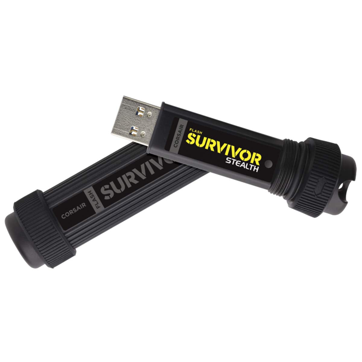 Corsair Flash Survivor Stealth 64Gb Usb 3.0 Flash Drive, Black (Cmfss3B-64Gb)